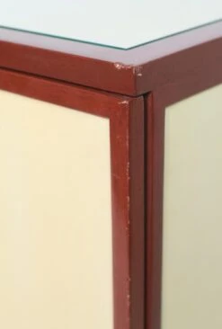 Vintage Glass Top Wooden 6 Doors Cabinet Sideboard 23 Vintage Glass Top Wooden 6 Doors Cabinet Sideboard -OGT Sale Store q276631 07