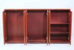 Vintage Glass Top Wooden 6 Doors Cabinet Sideboard 27 Vintage Glass Top Wooden 6 Doors Cabinet Sideboard -OGT Sale Store q276631 11