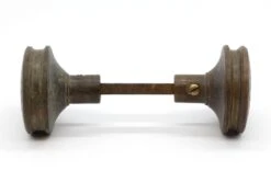 Pair Of Antique Bronze Gothic Corbin Passage Door Knobs 11 Pair Of Antique Bronze Gothic Corbin Passage Door Knobs -OGT Sale Store q276732 04
