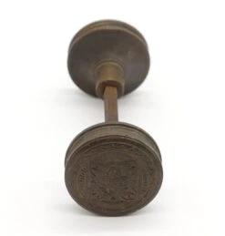 Pair Of Antique Bronze Gothic Corbin Passage Door Knobs 12 Pair Of Antique Bronze Gothic Corbin Passage Door Knobs -OGT Sale Store q276732 05