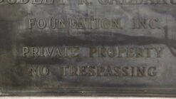 Reclaimed Bronze Dudley R. Gallahue Plaque -OGT Sale Store q276772 04