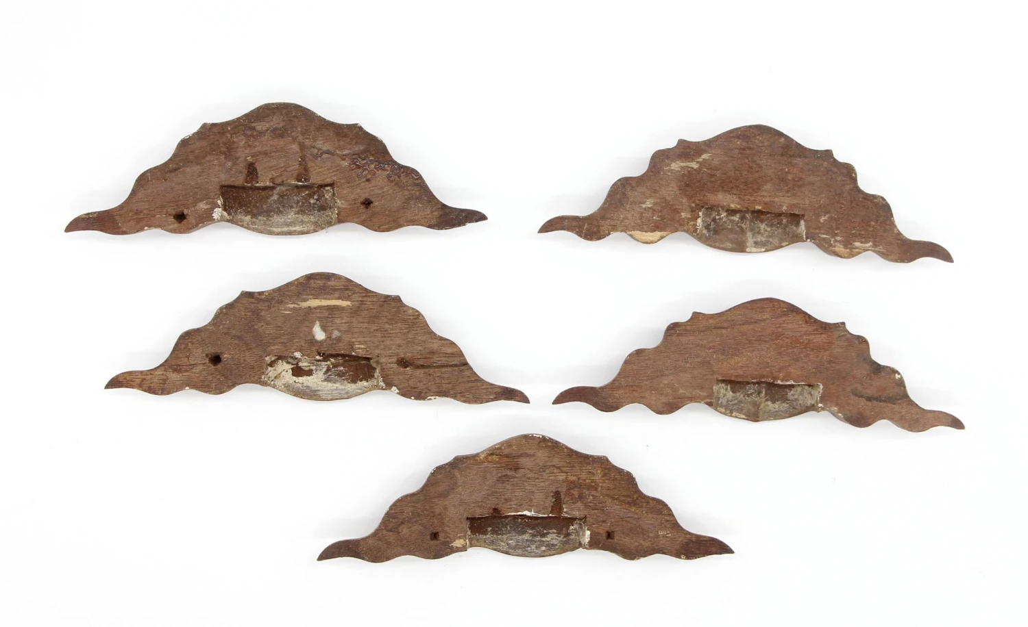 Antique 7 In. Carved Wooden Bin Dresser Drawer Pull 9 Antique 7 In. Carved Wooden Bin Dresser Drawer Pull - Image 7