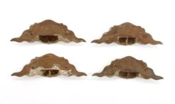 Set Of Antique 7 In. Painted Wooden Bin Dresser Drawer Pulls -OGT Sale Store q276785 05