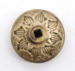 Antique Broken Leaf Bronze Entry Door Knob 9 Antique Broken Leaf Bronze Entry Door Knob -OGT Sale Store q276873 04