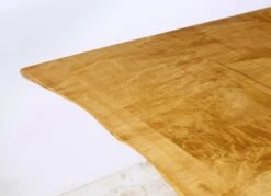 Handmade 4.6 Ft. Live Edge Maple Dining Table With Iron NY Legs -OGT Sale Store q276895 12