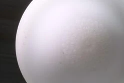 Cast Milk Glass Dish Pendant Light With Ornate Details And Bisque Finish 17 Cast Milk Glass Dish Pendant Light With Ornate Details And Bisque Finish -OGT Sale Store q276908 07