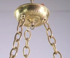 Cast Milk Glass Dish Pendant Light With Ornate Details And Bisque Finish 18 Cast Milk Glass Dish Pendant Light With Ornate Details And Bisque Finish -OGT Sale Store q276908 08