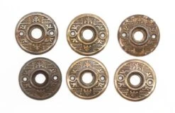 Brass Plated Steel Aesthetic 2 In. Door Rosette -OGT Sale Store q276994 04