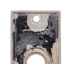 Antique Cast Iron Fluer De Lis Patterned Door Rosette -OGT Sale Store q277004 04