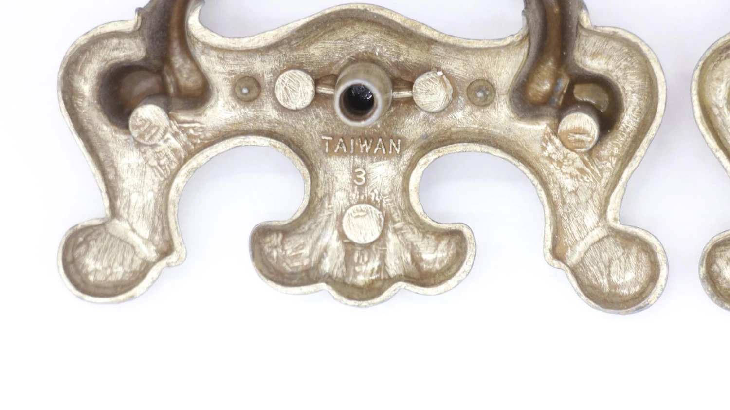 Pair Of 3 In. Brass Bail Pulls With Fixed Handle 8 Pair Of 3 In. Brass Bail Pulls With Fixed Handle - Image 6