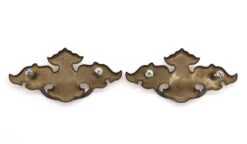 Pair Of 5.25 Steel Bail Dresser Pulls With Polished Brass Finish 9 Pair Of 5.25 Steel Bail Dresser Pulls With Polished Brass Finish -OGT Sale Store q277101 04 1