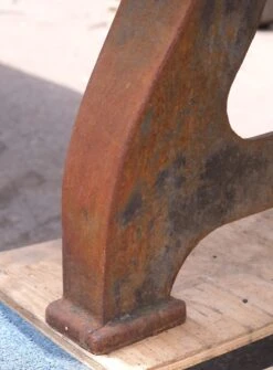 14 Ft. Industrial Cast Iron Base Unfinished Live Edge Walnut Slab Table 32 14 Ft. Industrial Cast Iron Base Unfinished Live Edge Walnut Slab Table -OGT Sale Store q277186 15