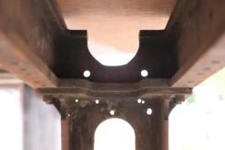 14 Ft. Industrial Cast Iron Base Unfinished Live Edge Walnut Slab Table 33 14 Ft. Industrial Cast Iron Base Unfinished Live Edge Walnut Slab Table -OGT Sale Store q277186 16