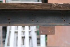 14.5 Ft. Industrial Cast Iron Base Unfinished Live Edge Walnut Slab Table 22 14.5 Ft. Industrial Cast Iron Base Unfinished Live Edge Walnut Slab Table -OGT Sale Store q277188 05