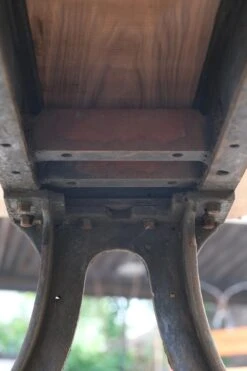 14.5 Ft. Industrial Cast Iron Base Unfinished Live Edge Walnut Slab Table 28 14.5 Ft. Industrial Cast Iron Base Unfinished Live Edge Walnut Slab Table -OGT Sale Store q277188 11