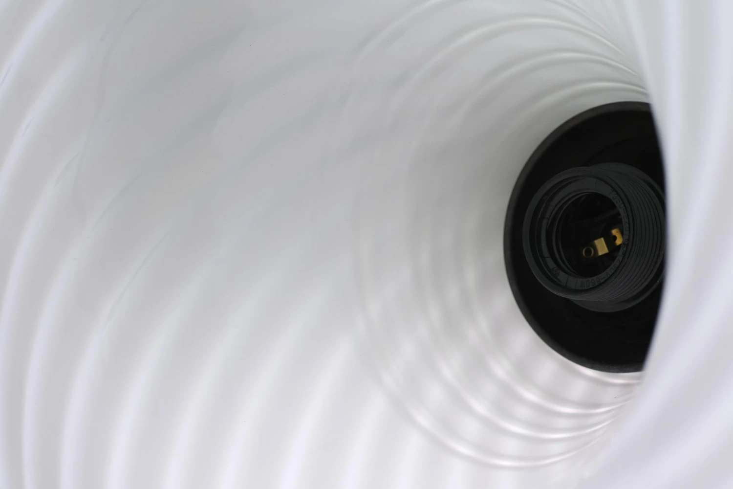 Vintage Hand Blown White Murano Glass Pendant Light 7 Vintage Hand Blown White Murano Glass Pendant Light - Image 5