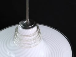 Vintage Hand Blown White Murano Glass Pendant Light 15 Vintage Hand Blown White Murano Glass Pendant Light -OGT Sale Store q277300 06