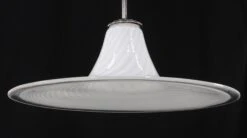 Hand Blown White Swirled Glass Pendant Light 19 Hand Blown White Swirled Glass Pendant Light -OGT Sale Store q277332 07