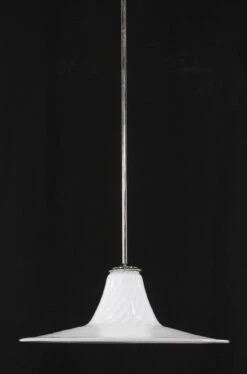 Hand Blown White Swirled Glass Pendant Light 23 Hand Blown White Swirled Glass Pendant Light -OGT Sale Store q277332 11