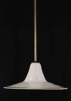 Hand Blown Beige Swirled Murano Glass Pendant Light -OGT Sale Store q277333 05