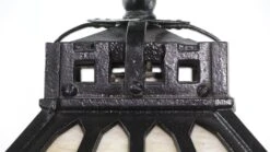 Rare Arts & Crafts Slag Glass Black Cast Iron Pendant Light 26 Rare Arts & Crafts Slag Glass Black Cast Iron Pendant Light -OGT Sale Store q277366 09