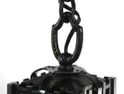 Rare Arts & Crafts Slag Glass Black Cast Iron Pendant Light 33 Rare Arts & Crafts Slag Glass Black Cast Iron Pendant Light -OGT Sale Store q277366 16
