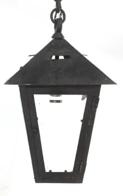 1940s Wrought Iron & Brass Ceiling Exterior Lantern 15 1940s Wrought Iron & Brass Ceiling Exterior Lantern -OGT Sale Store q277367 05