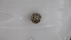 1910 Fluted Cast Milk Glass Gothic Dish Pendant Light 17 1910 Fluted Cast Milk Glass Gothic Dish Pendant Light -OGT Sale Store q277379 05