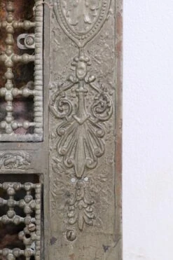 Victorian Steel & Cast Iron Ornate Fireplace Insert With Hood 18 Victorian Steel & Cast Iron Ornate Fireplace Insert With Hood -OGT Sale Store q277439 07