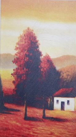 Vintage Landscape Wood Framed Painting 12 Vintage Landscape Wood Framed Painting -OGT Sale Store q277724 04