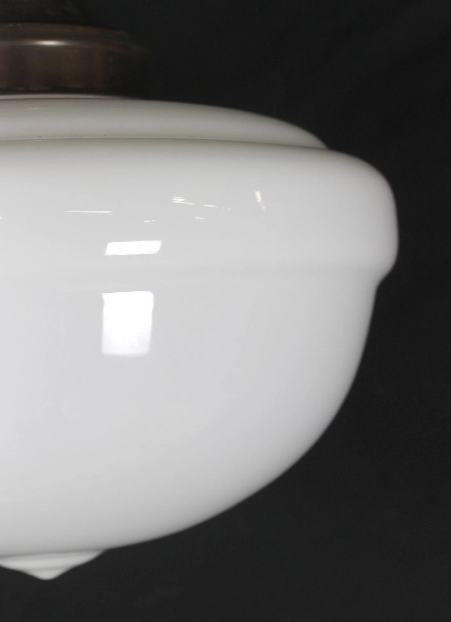 Antique Schoolhouse Glass 12 In. Flush Mount Light 6 Antique Schoolhouse Glass 12 In. Flush Mount Light - Image 4