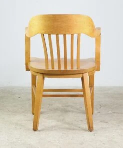 Vintage Oak Library Or Banker’s Chair -OGT Sale Store q277744 04