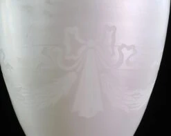 Iridescent Etched Steuben Glass & Silvered Brass Pendant Light 21 Iridescent Etched Steuben Glass & Silvered Brass Pendant Light -OGT Sale Store q277774 07