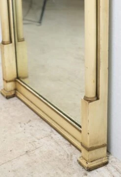 French Provincial Tan & Gold Over Mantel Wall Mirror 18 French Provincial Tan & Gold Over Mantel Wall Mirror -OGT Sale Store q277817 08