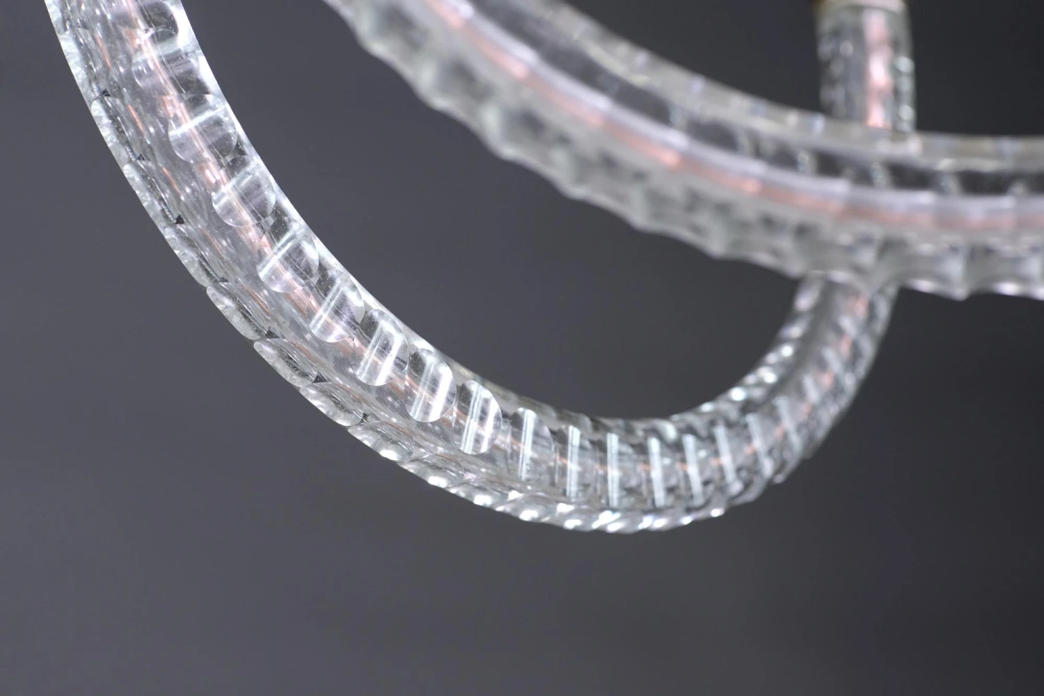 Late 20th Century 8 Arm Cut Crystal Fine Osler Chandelier 8 Late 20th Century 8 Arm Cut Crystal Fine Osler Chandelier - Image 6