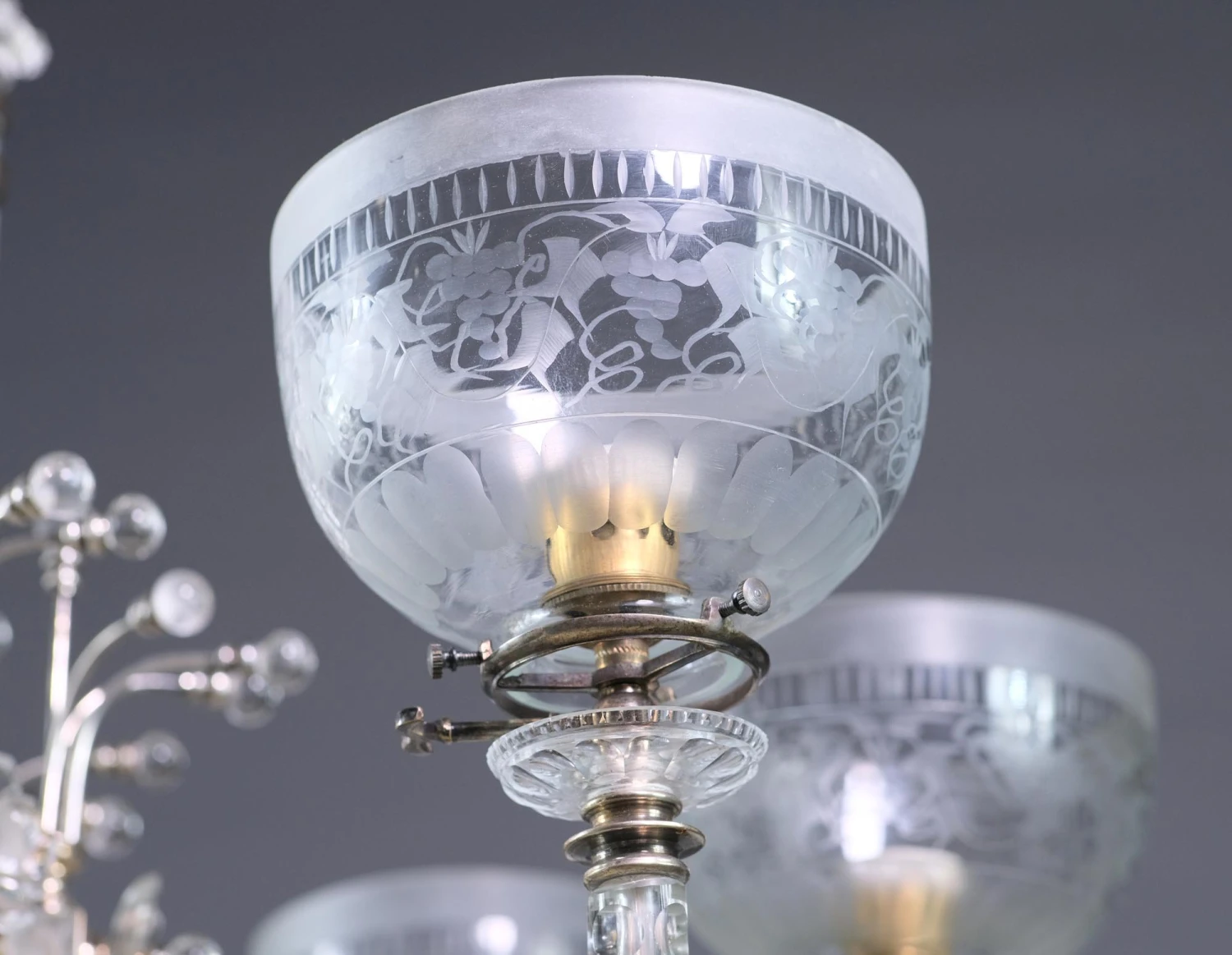 Late 20th Century 8 Arm Cut Crystal Fine Osler Chandelier 16 Late 20th Century 8 Arm Cut Crystal Fine Osler Chandelier - Image 14