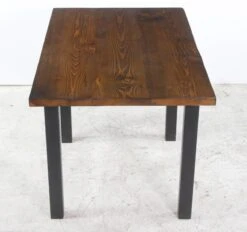 Handmade 4 Ft. Provincial Pine Steel Tube Leg Dining Table 17 Handmade 4 Ft. Provincial Pine Steel Tube Leg Dining Table -OGT Sale Store q277892 04