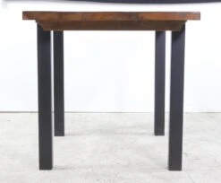 Handmade 4 Ft. Provincial Pine Steel Tube Leg Dining Table 19 Handmade 4 Ft. Provincial Pine Steel Tube Leg Dining Table -OGT Sale Store q277892 06