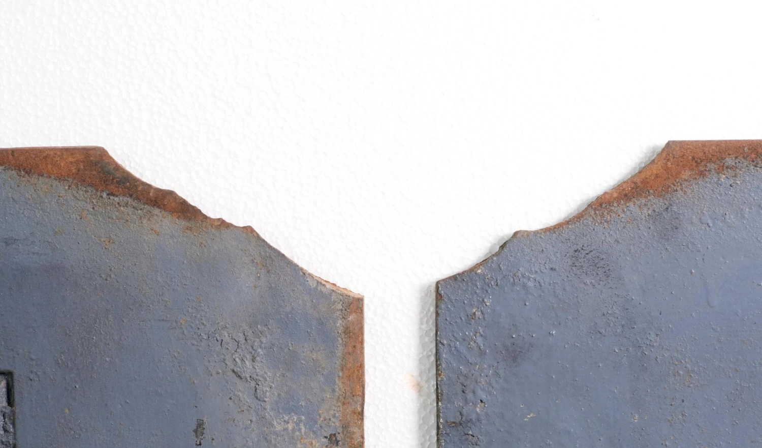 Pair Of Antique Gray Fireplace Interior Wall Backs 6 Pair Of Antique Gray Fireplace Interior Wall Backs - Image 4