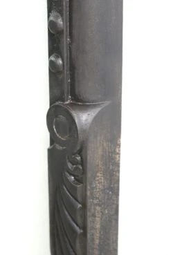 19th Century Studded Black Cast Iron Fireplace Insert 14 19th Century Studded Black Cast Iron Fireplace Insert -OGT Sale Store q277902 05