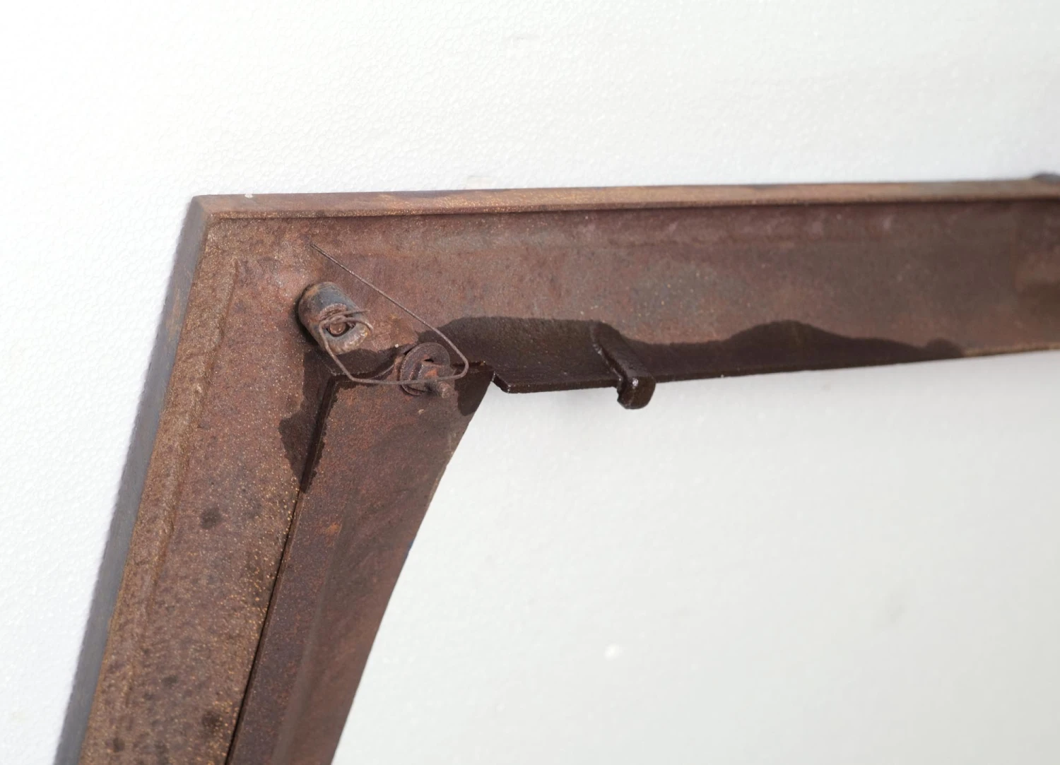 19th Century Studded Black Cast Iron Fireplace Insert 10 19th Century Studded Black Cast Iron Fireplace Insert - Image 8