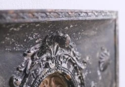 Antique Victorian Textured Black Cast Iron Fireplace Insert 14 Antique Victorian Textured Black Cast Iron Fireplace Insert -OGT Sale Store q277908 05