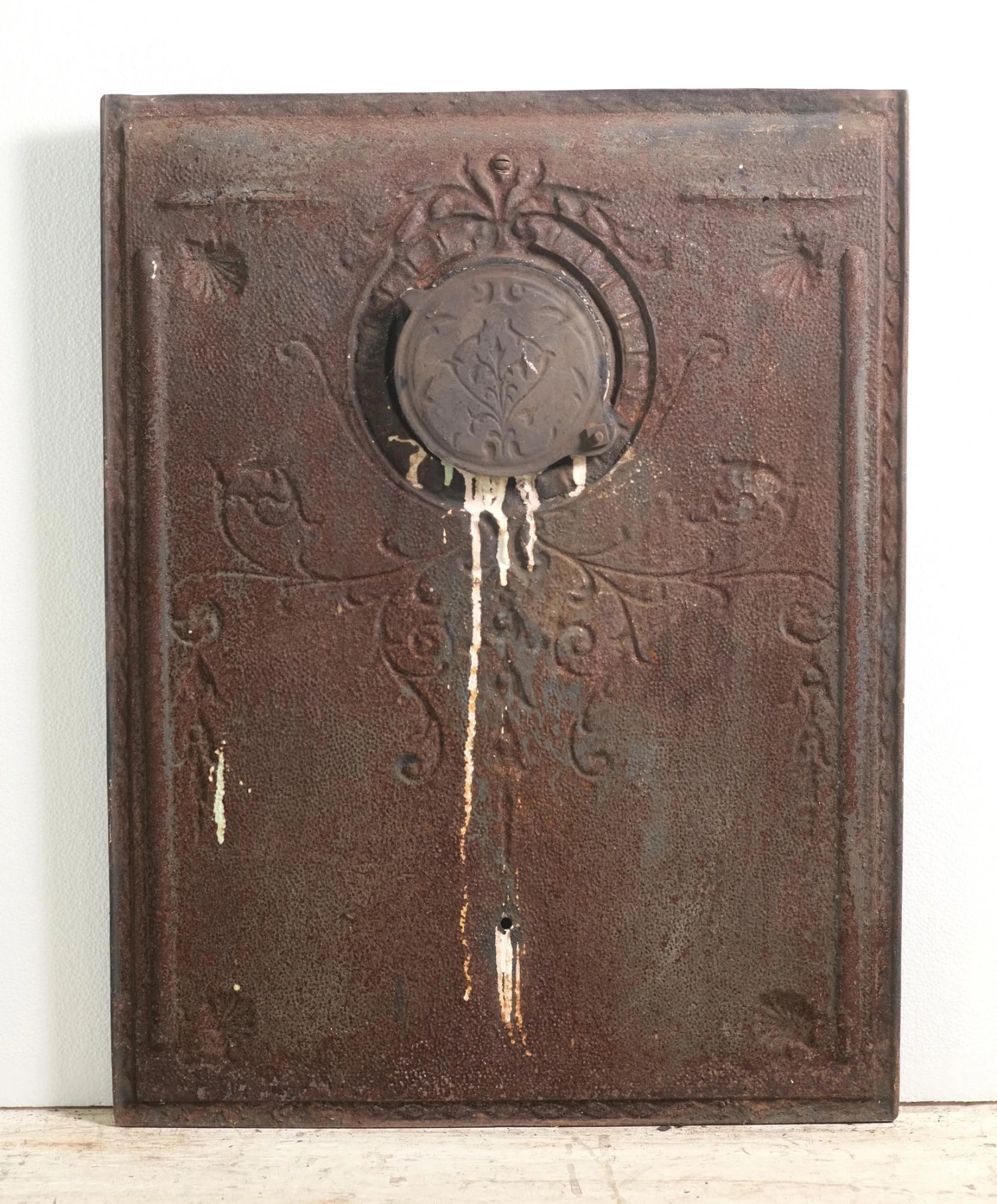 Antique Victorian Textured Black Cast Iron Fireplace Insert 10 Antique Victorian Textured Black Cast Iron Fireplace Insert - Image 8