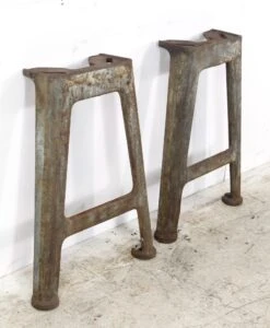 Pair Of Cast Iron Industrial Antique Table Legs 13 Pair Of Cast Iron Industrial Antique Table Legs -OGT Sale Store q277973 05