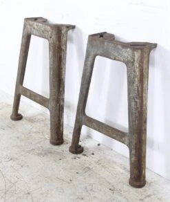 Pair Of Cast Iron Industrial Antique Table Legs 14 Pair Of Cast Iron Industrial Antique Table Legs -OGT Sale Store q277973 06