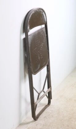 Vintage Star Cutout Brown Seat Steel Folding Chair 21 Vintage Star Cutout Brown Seat Steel Folding Chair -OGT Sale Store q278134 10