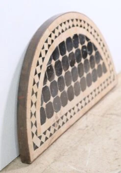 Black & Tan Tile Arch Mosaic Steel Frame Table Top 10 Black & Tan Tile Arch Mosaic Steel Frame Table Top -OGT Sale Store q278141 04