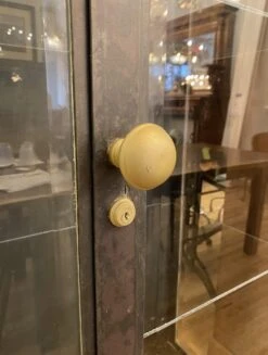 Antique 1920s Beveled Glass Double Door Iron Medical Cabinet 19 Antique 1920s Beveled Glass Double Door Iron Medical Cabinet -OGT Sale Store q278172 04