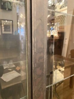 Antique 1920s Beveled Glass Double Door Iron Medical Cabinet 22 Antique 1920s Beveled Glass Double Door Iron Medical Cabinet -OGT Sale Store q278172 07