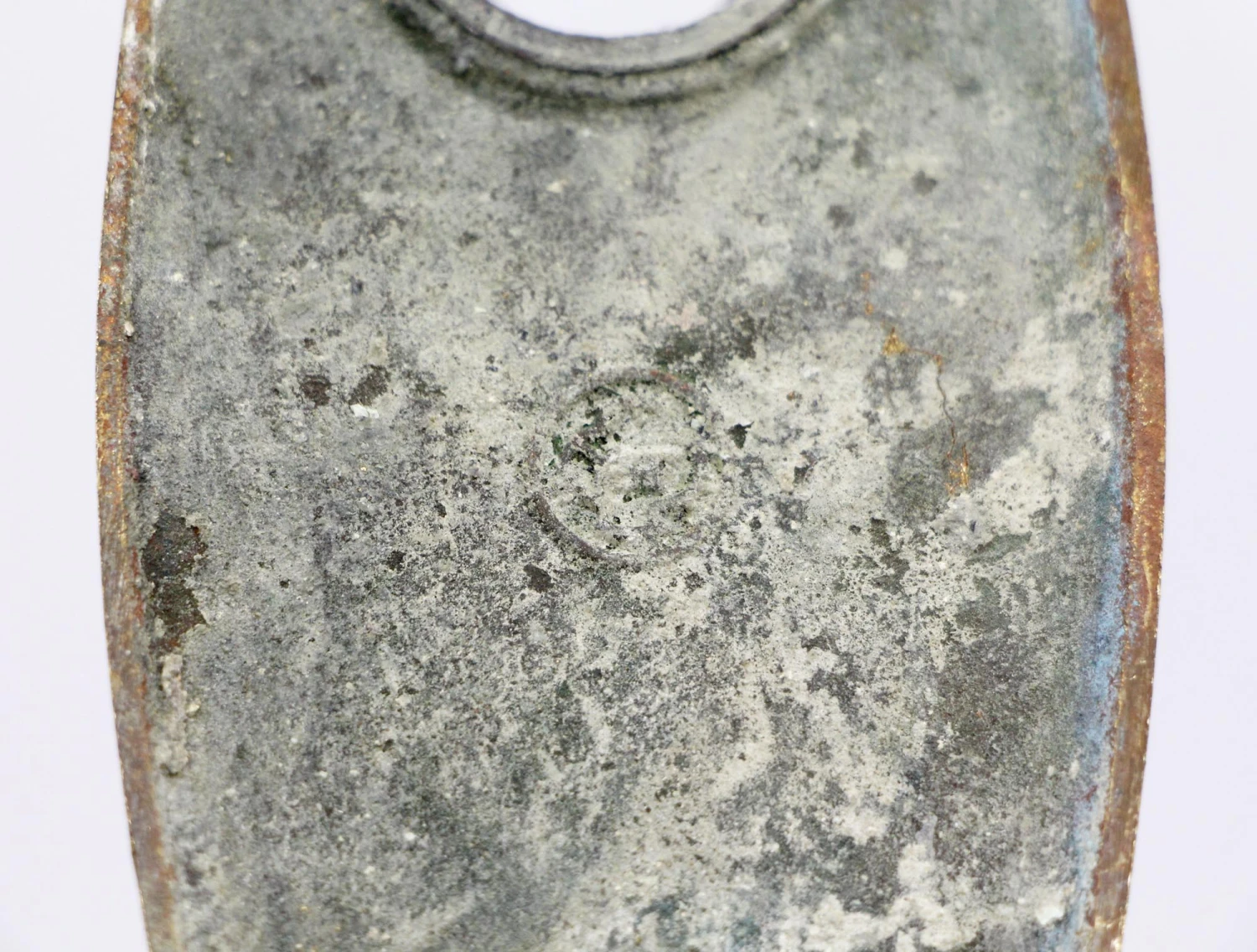 Antique 9 In. Bronze Ornate Yale & Towne Door Back Plate 6 Antique 9 In. Bronze Ornate Yale & Towne Door Back Plate - Image 4